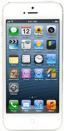 Смартфон Apple iPhone 5 32Gb White & Silver - Абинск