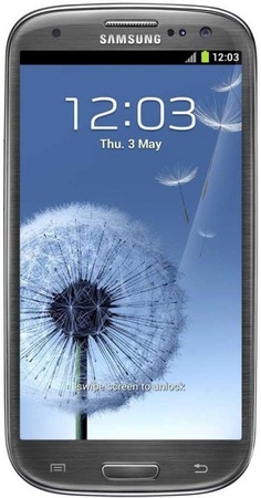 Смартфон Samsung Galaxy S3 GT-I9300 16Gb Titanium grey - Абинск